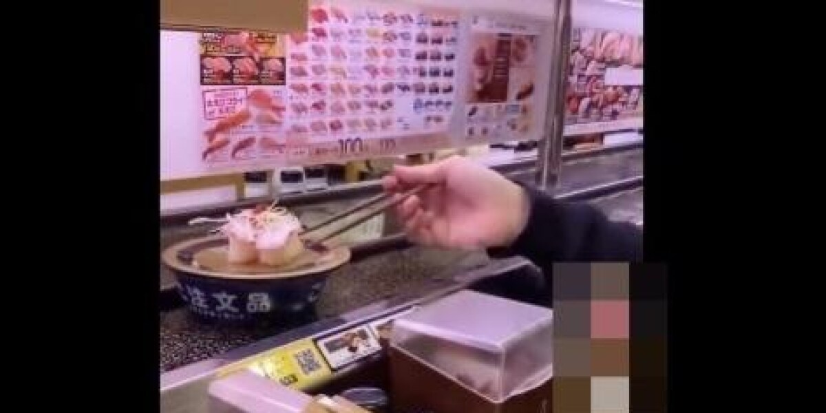 回転寿司で「他人注文のすし」食う動画拡散…はま寿司は警察に相談 