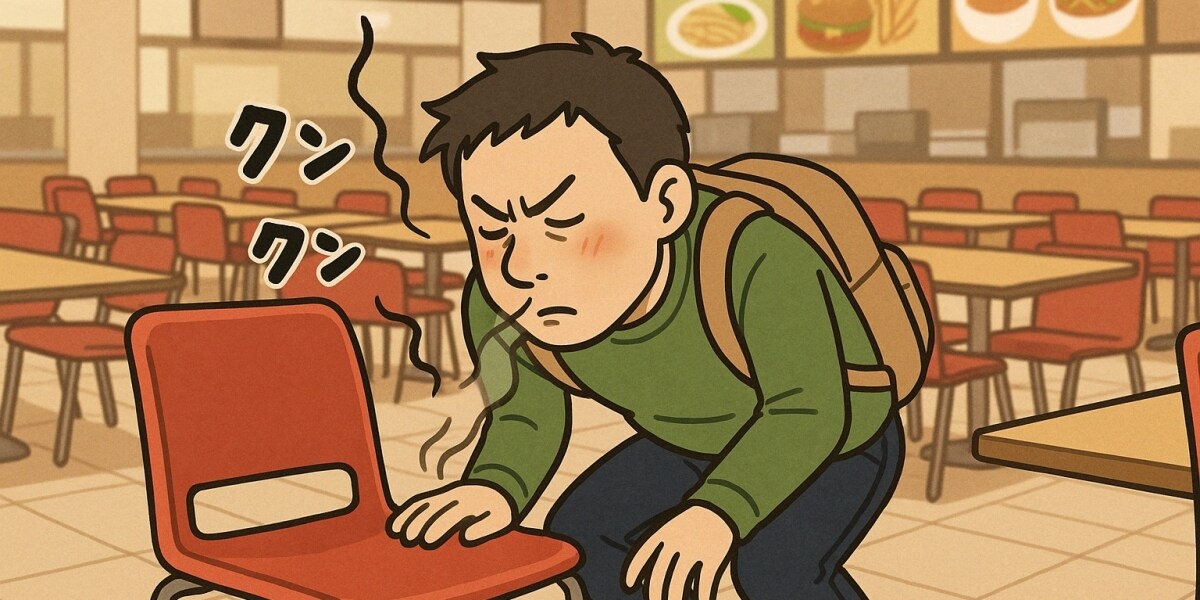 「他人が座った椅子」をクンクン、フードコートに出没した迷惑客に驚がく　法的問題は？