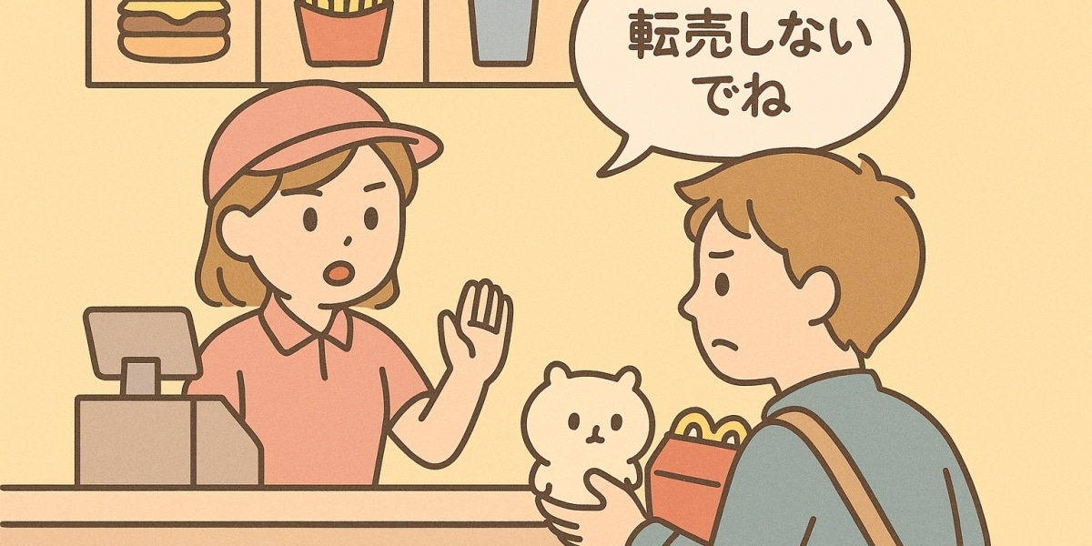 ちいかわハッピーセットの転売目的購入は違法？