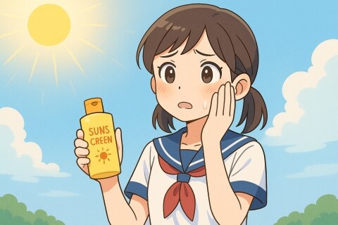 【Q＆A】ブラック校則？禁止の日焼け止めを塗ったら無理やり落とされた