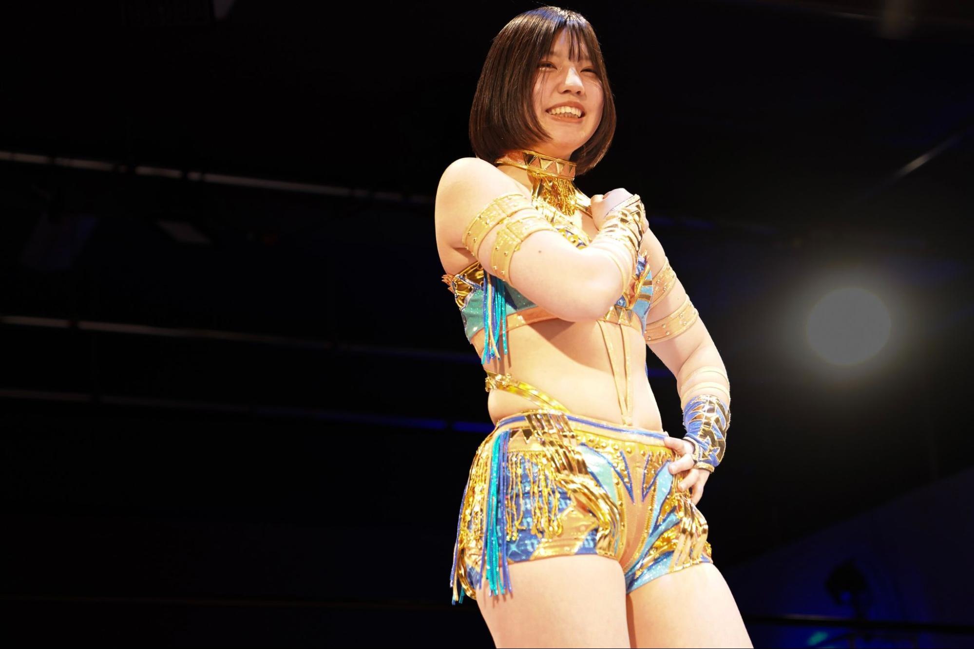 ディアナの羽多乃ナナミ選手（撮影：日下朋子／ワールド女子プロレス・ディアナ）