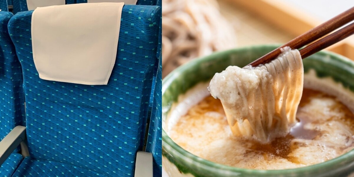 新幹線でまさかの事態、服に飛んできたのは…隣客の「とろろ蕎麦」　弁償させられるのか？