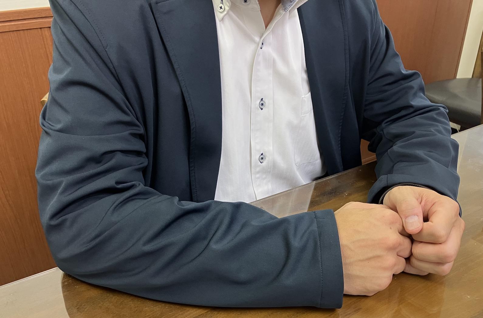 不起訴になった会社の代表取締役の男性（弁護士ドットコムニュース撮影）
